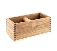 Hanseküche Contenitore in legno - contenitore per colino e fondi di caffè, perfetto accessorio per caffè Barista, Knock Box per un facile inserimento