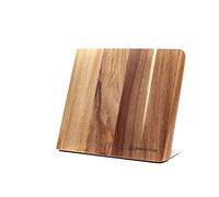 Hanseküche portacoltelli magnetico - Ceppo di coltelli magnetico in legno d'acacia, tagliere di alta qualità con magnete, portacoltelli magnetico senza coltelli