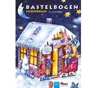 Hansel e Gretel Casa delle luci set di artigianato natalizio per bambini da 6+ Casa della strega da ritagliare e illuminare in carta Fiaba