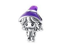 Hansel e Gretel, ciondolo Gretel in argento 925 compatibile con ciondoli Pandora, Trollbeads, Chamilia, Biagi e molti altri braccialetti con charm del Regno Unito.