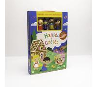 Hansel y Gretel: ¡Con un escenario desplegable y cuatro muñequitos!