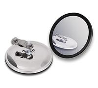 Hansen Styling Parts Specchio grandangolare universale rotondo 12,5 cm con cassa in acciaio inox lucido