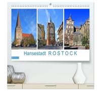Hansestadt ROSTOCK, das Tor zur Ostsee (hochwertiger Premium Wandkalender 2026 DIN A2 quer), Kunstdruck in Hochglanz: Bilder von einer ... der größten Hafenstadt im Osten Deutschlands