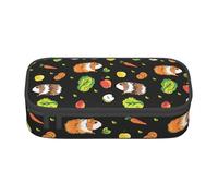 hansgo Astuccio grande con scomparti con cerniera, per bambini, adolescenti, studenti, materiale scolastico, A tinta unita, Taglia unica, Organizer per borse