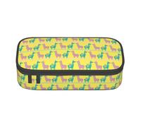 hansgo Astuccio grande in alpaca colorato con scomparti con cerniera, astuccio per cancelleria per bambini, adolescenti, studenti, materiale scolastico, A tinta unita, Taglia unica, Organizer per