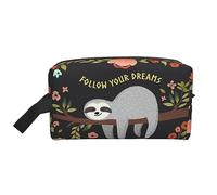 hansgo Borsa per il trucco Carino Koala Bear Toiletry Pouch Portatile Viaggio Lavaggio Sacchetto di Immagazzinaggio con Cerniera Impermeabile Sacchetto Cosmetico Accessori Organizzatore, Segui i tuoi