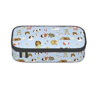 hansgo Simpatico astuccio grande con scomparti con cerniera, astuccio per cancelleria per bambini, adolescenti, studenti, materiale scolastico, A tinta unita, Taglia unica, Organizer per borse