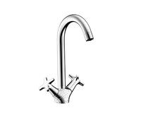 Hansgrohe 13864000 MySport-Miscelatore per lavello da cucina, con beccuccio girevole, cromato, Norme