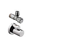 Hansgrohe 13954000 Rubinetto Arresto a Squadra, Argento - NUOVO