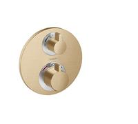 hansgrohe 15758140 Ecostat S - Termostato a incasso per 2 consumatori in bronzo spazzolato