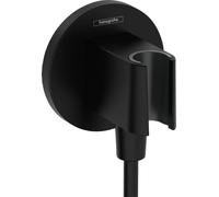 hansgrohe FixFit S raccord mural, avec support de douche, 26888670, 26888670, Colorazione: Nero opaco