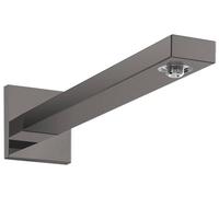 hansgrohe 27694340 - Braccio doccia quadrato, 38,9 cm, colore: Nero cromato spazzolato