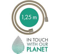 hansgrohe Designflex Planet Edition tubo doccia in tessuto, lunghezza 1250 mm, sabbia riciclata, 28221210 - 28221210