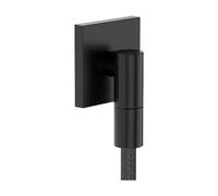 hansgrohe 28883340 Uscita a Muro, Cromo Nero Spazzolato