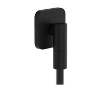 hansgrohe 28884670 Attacco a Parete, Nero Opaco