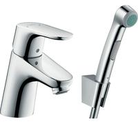 Hansgrohe Focus rubinetto per lavabo con doccetta bidet verticale cromo 31926000