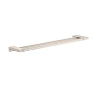 hansgrohe 41743820 AddStoris Double Brushed Nickel GPM Towel Bar