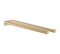 Hansgrohe AddStoris - Portasciugamani doppio, lunghezza 450 mm, color bronzo spazzolato 41770140