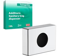 hansgrohe 41773000 Dispenser per Sacchetti igienici, Cromo Nero Satinato