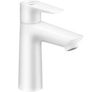 hansgrohe Talis E miscelatore monocomando per lavabo 110 CoolStart, senza scarico a scomparsa, sporgenza 112 mm, Colorazione: bianco opaco - 71714700