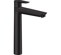 hansgrohe Talis E mitigeur monocommande de lavabo 240, sans vidage, saillie 183mm, 71717670, 71717670, Colorazione: Nero opaco