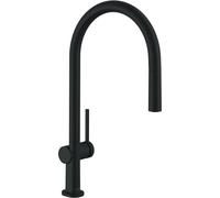 hansgrohe Talis M54 Miscelatore cucina monocomando 210, bocca d'erogazione estraibile, 1 getto, nero opaco, 72802670