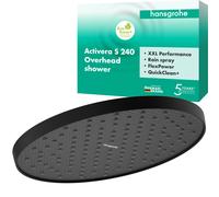 hansgrohe Activera S soffione doccia, 1 tipo di getto, 28056670, Activera S nero opaco [Rubinetteria Bagno > Soffioni Doccia]