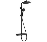 hansgrohe Activera S colonna doccia con termostatico, 28639670, Activera S nero opaco [Rubinetteria Bagno > Colonne Doccia]