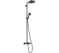 hansgrohe Activera S sistema doccia, termostatico, con riempivasca, 28871670, Activera S nero opaco [Rubinetteria Bagno > Colonne Doccia]