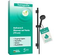 hansgrohe Activera Select S set doccia, 2 tipi di getto, 28048670, Activera Select S nero opaco [Rubinetteria Bagno > Set Doccia]