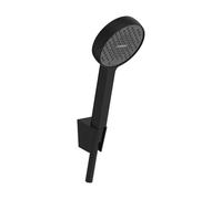hansgrohe Activera Select S - Set doccetta per doccia con doccino a risparmio idrico (EcoSmart, 8 l/min, 2 getti), tubo flessibile (1,25 m) e supporto, nero opaco, 28052670