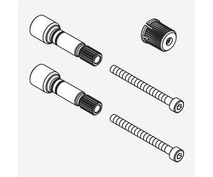 hansgrohe adattatore maniglia per valvola di intercettazione e deviazione, 95252000, [Rubinetteria Bagno > Ricambi Rubinetteria Bagno]