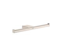Hansgrohe AddStoris 41748820 - Porta carta igienica moderno in nichel spazzolato