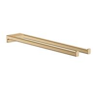 Hansgrohe AddStoris - Portasciugamani doppio, lunghezza 450 mm, color bronzo spazzolato 41770140