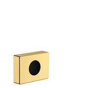 hansgrohe AddStoris - Dispenser per sacchetti igienici, distributore di sacchetti igienici, per montaggio a parete, fissaggio nascosto, accessori bagno, oro lucido, 41773990
