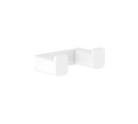 Hansgrohe AddStoris gancio per asciugamani doppio, 41755, Colorazione: bianco opaco - 41755700