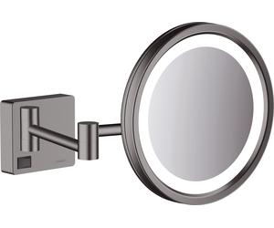 hansgrohe AddStoris LED-miroir de rasage, 41790340, 41790340, Colorazione: Nero spazzolato
