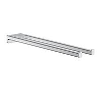 Hansgrohe AddStoris - Portasciugamani doppio, lunghezza 450 mm, cromo 41770000