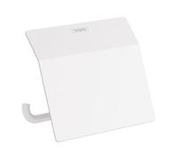 Hansgrohe AddStoris portarotolo con coperchio, 41753, Colorazione: bianco opaco - 41753700