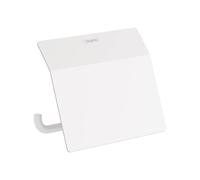 hansgrohe AddStoris Porta rotolo con copertura, bianco opaco, 41753700 - NUOVO