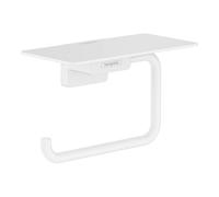 Hansgrohe AddStoris - Portarotolo con mensola, bianco opaco 41772700