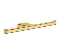 hansgrohe AddStoris Porta rotolo doppio, oro lucido, 41748990