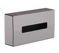 hansgrohe AddStoris portasalviette, 41774340, AddStoris nero cromato spazzolato [Accessori Bagno > Scatole Portasalviette]