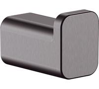 Hansgrohe AddStoris gancio per asciugamani, 41742, Colorazione: Nero spazzolato - 41742340