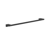 hansgrohe AddStoris - Portasciugamani bagno, portasciugamani a parete, fissaggio nascosto, accessori per il bagno, nero opaco, 41747670