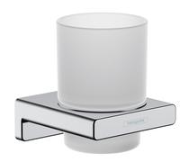 Hansgrohe AddStoris portaspazzolini bianco-cromo 41749000