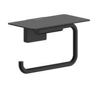 hansgrohe AddStoris S porta rotolo, 41789670, AddStoris S nero opaco [Accessori Bagno > Porta Rotolo]