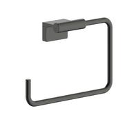 hansgrohe AddStoris S anello portasciugamani, 41784340, AddStoris S nero cromato spazzolato [Accessori Bagno > Portasciugamani]