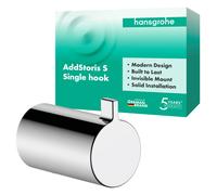 hansgrohe AddStoris S gancio portasciugamani, 41762000, AddStoris S cromo [Accessori Bagno > Portasciugamani]