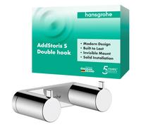 hansgrohe AddStoris S gancio portasciugamani, 41785000, AddStoris S cromo [Accessori Bagno > Portasciugamani]